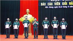 Bộ CHQS tỉnh Bắc Giang tổ chức Hội thi báo cáo viên giỏi